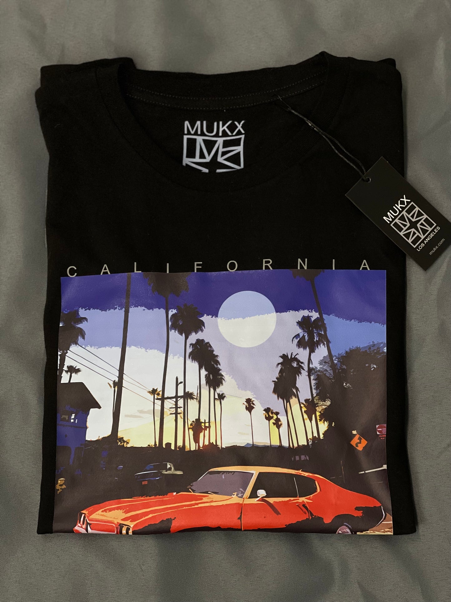 Moon Car Unisex performance crew neck t-shirt