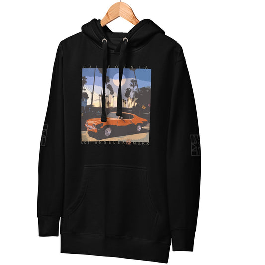 LA Moon Car Unisex Hoodie